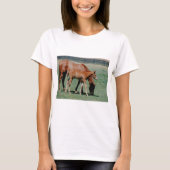 フレンドリーな馬 Tシャツ (正面)