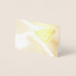 フレンドリーな（昆虫）オオカバマダラ、モナークのメッセージカード 箔カード