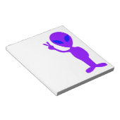 フレンドリーエイリアン ノートパッド (アングル)