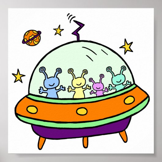 フレンドリーエイリアン ポスター (正面)