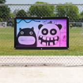 フレンドリーグロメット付きモンスタービニールバナー 横断幕 (インサイチュ)