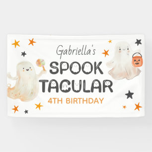 フレンドリーゴーストのすごいキッズ誕生日 横断幕