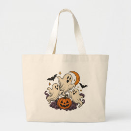 フレンドリーゴースト ビンテージ ハロウィン トートバッグ