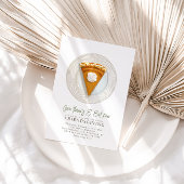 フレンドリージングウォーターカラーパンプキンパイ招待状 招待状