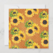 フレンドリーディナーポルトラックサンフラワーカボチャ 招待状 (裏面)