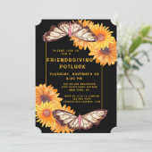 フレンドリーディナーポルトラックサンフラワーバタフライ 招待状 (スタンド正面)