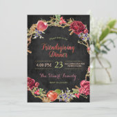 フレンドリーディナー秋アップルシナモンバラ 招待状 (スタンド正面)