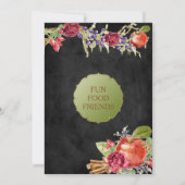 フレンドリーディナー秋アップルシナモンバラ 招待状 (裏面)