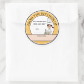 フレンドリーパーソナライズされたベーキング販売Proラベル ラウンドシール (バッグ)