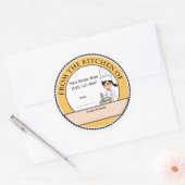 フレンドリーパーソナライズされたベーキング販売Proラベル ラウンドシール (封筒)