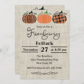 フレンドリーパーティの招待状 招待状 (正面/裏面)