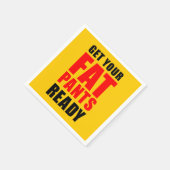 フレンドリーファットパンツ準備ナプキンを取得 スタンダードカクテルナプキン (角)