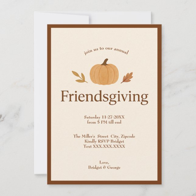 フレンドリーミニマルなパンプキ離れンの (正面)