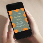 フレンドリーモダンポトラックパンプキンセージ 招待状