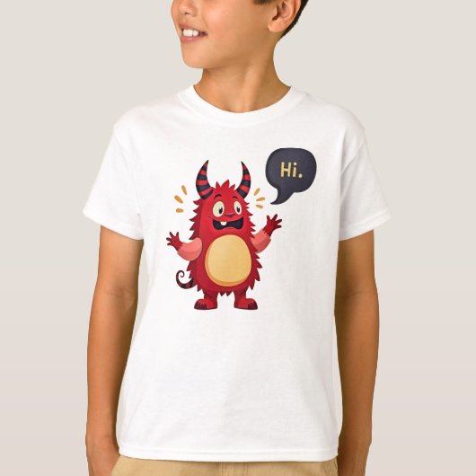 フレンドリーモンスター Tシャツ (正面)