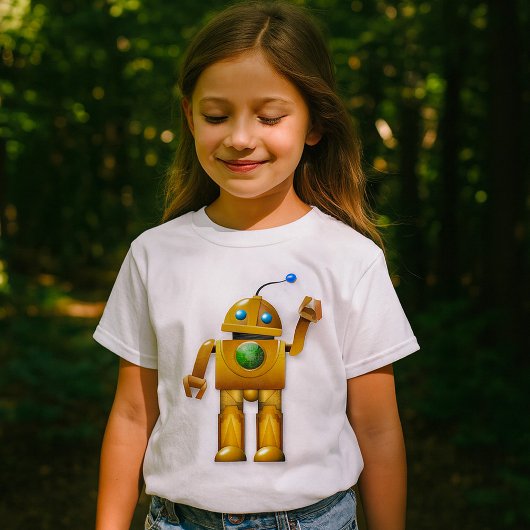 フレンドリーロボットガールズTシャツ Tシャツ