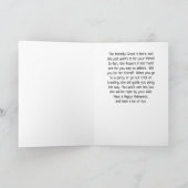 フレンドリー幽霊ハロウィン子供へ カード (内部)