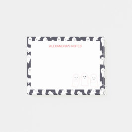 フレンドリー幽霊ハロウィーンパターン ポストイット