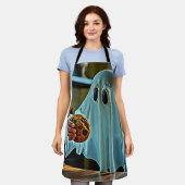 フレンドリー幽霊 エプロン (着用した状態)