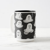 フレンドリー幽霊 ツートーンマグカップ (正面左)