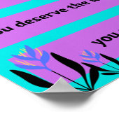 フレンドリー懸命日のアラーム ポスター (角)