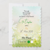 フレンドリー春 招待状 (正面)