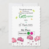 フレンドリー春 招待状 (正面)