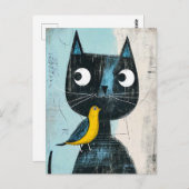 フレンドリー漫画黒猫 ポストカード (正面/裏面)