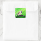 フレンドリー絵画《鳥》アメリカゴガラ スクエアシール (バッグ)