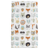 フレンドリー顔 |かわいい動物のポートレート スモールペーパーバッグ (正面)