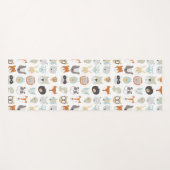 フレンドリー顔 |かわいい動物のポートレート ヨガマット (正面(横))