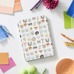 フレンドリー顔 |かわいい動物のポートレート iPad PROカバー<br><div class="desc">この水彩プリントは、かわいい動物の顔が特徴 | June Erica Vess</div>