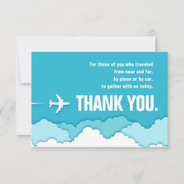 フレンドリー スカイズ | 遠い旅人への感謝 サンキューカード