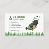 フレンドリー&プロフェッショナル芝生のカス気にタマイズ 名刺 (正面)