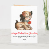 フレンドヴィンテージバレンタインカード シーズンカード (裏面)