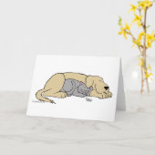 フレンド全員の大事な行事グリーティングカード カード (黄色い花)