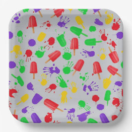 フレンド凍っていパーティープレート ペーパープレート