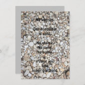 フレンド勇気付けられるフラットグリーティングカード (正面/裏面)