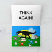 フレンド勇気付けられる案内カード カード (内部)