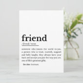 フレンド定義 – 心からの意味 シーズンカード (スタンド正面)