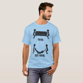 フレンド対最高のフレンド Tシャツ (正面フル)