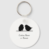 フレンド引用文の歌あなたのハート&鳥 キーホルダー (裏面)