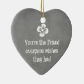 フレンド引用文 セラミックオーナメント (右)