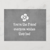 フレンド引用文 ポストカード (正面)