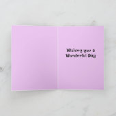 フレンド折り畳みグリーティングカード カード (内部)