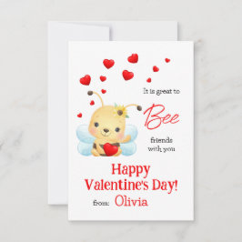 フレンド教室バレンタインデーのカード 招待状