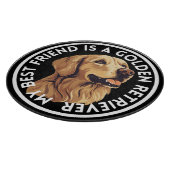 フレンド最高のゴールデンレトリバー カッティングボード (角)