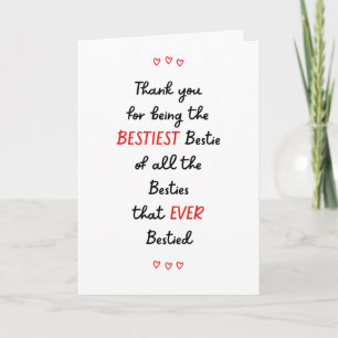 フレンド最高のサンキューベストカード カード