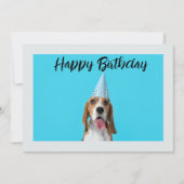 フレンド最高のドッグ写真のハッピーバースデー シーズンカード (正面)