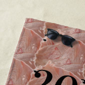 フレンド最高のビーチトリッププールパーティーパステルピンク ビーチタオル (インサイチュ)